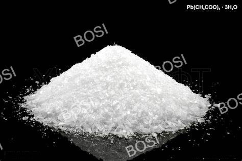 Kokusuz Kurşun II Asetat Trihidrat Normal Koşullar Altında Sabit 280-282.C Erime Noktası